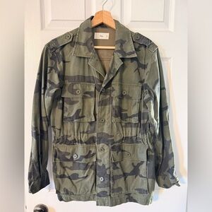 TNA Green Camouflage Military Jacket
